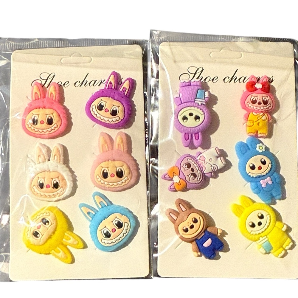 Labubu shoe charms